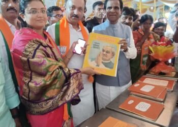 पंतप्रधान ते प्रधानसेवक नरेंद्र मोदी वृत्तपत्र कात्रण प्रदर्शन यशस्वी