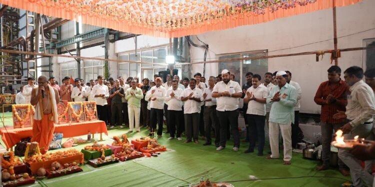 भैरवनाथ शुगर्सचा १७ वा बॉयलर अग्नीप्रदिपन समारंभ