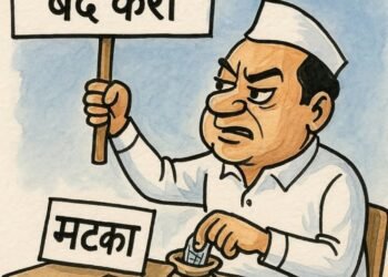 अवैध धंदे बंद करा” म्हणणारे काँग्रेस नेतेच मटका बुकी म्हणून उघड – तुळजापूरमध्ये खळबळ