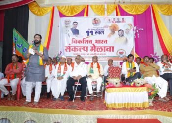 कळंबमध्ये विकसित भारत संकल्प मेळावा संपन्न, पक्षप्रवेशातून भाजपला बळ