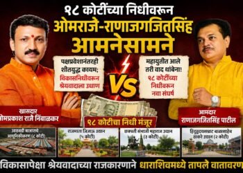 १८ कोटींच्या निधीवरून धाराशिवमध्ये श्रेयवाद; खा.ओमराजे-आ.राणा पाटील यांच्यातील लेटर वॉर पुन्हा चर्चेत